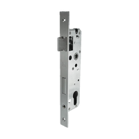Stainless Steel Euro Cyl. Lock c/c 85mm SSS 30mm - Overall case size 47.5mm in Satin Stainless