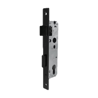 Stainless Steel Euro Cyl. Lock c/c 85mm Black 30mm in Black