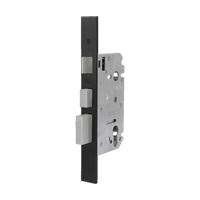 304SS myLOCK Integrated Latch/Privacy/Dead Lock Black 60mm in Black