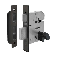 QuadLock Multi Function Entrance Lock Black 60mm in Black