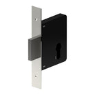 Euro Dead Lock - 60mm Backset in Polished Stainless Steel