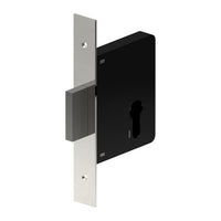 Euro Dead Lock - 60mm Backset in Polished Stainless Steel