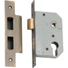 Mortice Lock Euro Antique Brass CTC47.5mm Backset 46mm in Antique Brass
