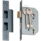 Mortice Lock 5 Lever Antique Copper CTC57mm Backset 46mm in Antique Copper
