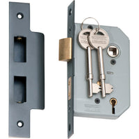 Mortice Lock 5 Lever Antique Copper CTC57mm Backset 46mm in Antique Copper
