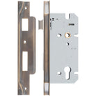 Mortice Lock Euro Rebated Signature Brass CTC85mm Backset 60mm in Signature Brass