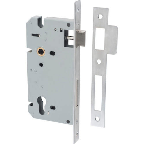 Mortice Lock Euro Brushed Chrome CTC85mm Backset 60mm in Brushed Chrome