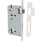 Mortice Lock Euro Polished Nickel CTC85mm Backset 60mm in Polished Nickel