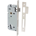Mortice Lock Euro Satin Nickel CTC85mm Backset 45mm in Satin Nickel