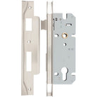 Mortice Lock Euro Rebated Satin Nickel CTC85mm Backset 45mm in Satin Nickel