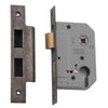 Mortice Lock Euro Rumbled Nickel CTC47.5mm Backset 46mm in Rumbled Nickel