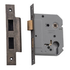 Mortice Lock Euro Rumbled Nickel CTC47.5mm Backset 57mm in Rumbled Nickel