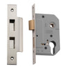 Mortice Lock Euro Satin Nickel CTC47.5mm Backset 46mm in Satin Nickel