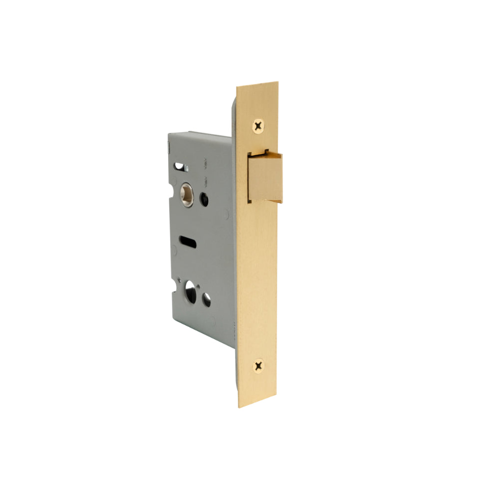 57mm Backset Passage Mortice (78mm c/s) in Matt Satin Brass