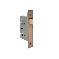 57mm Backset Passage Mortice (78mm c/s) in Natural Bronze