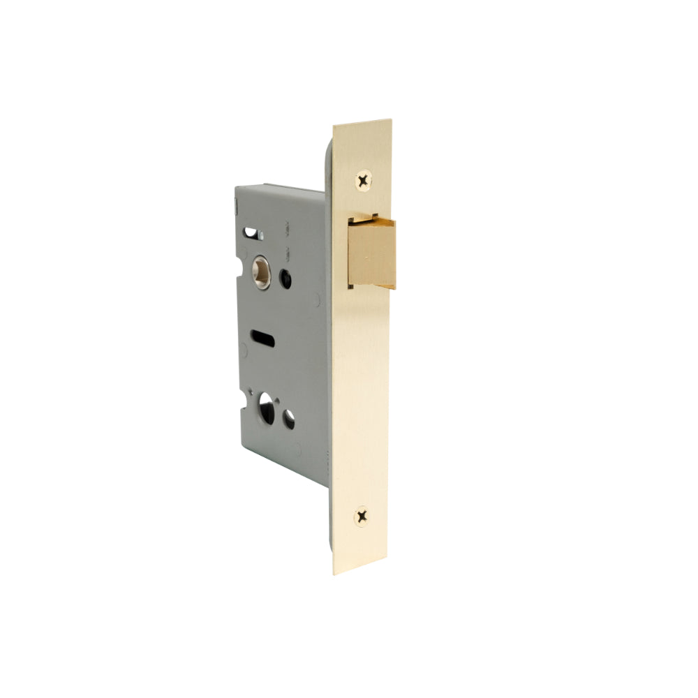 57mm Backset Passage Mortice (78mm c/s) in Unlacquered Satin Brass