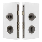 NIDO - Double Turn Lock Kit - Knurled in Graphite Nickel