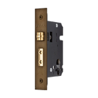 Heavy duty Zanda Roller Mortice Lock in black finish, showing the architectural hardware with secure locking mechanism.