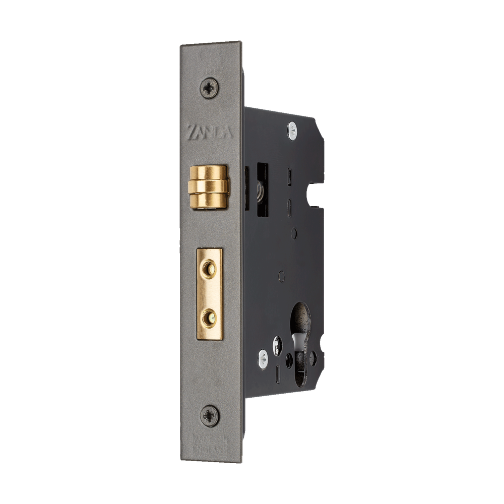 Zanda Roller Mortice Lock - Heavy Duty — Graphite Nickel
