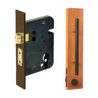 Round Roller Lock Kit, Includes 1140, 7020 & 1147 (70mm Key/Key) in Ember Bronze