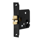 Sliding Door Mortice Lock - Claw Type in Black