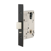 Zanda Fire Rated Commercial Mortice Lock — Black