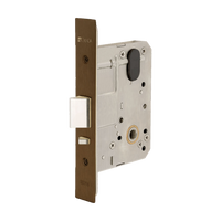 Zanda Fire Rated Commercial Mortice Lock — Ember Bronze