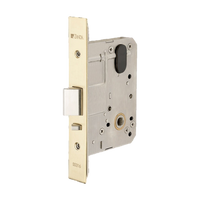 Zanda Fire Rated Commercial Mortice Lock — Satin Brass