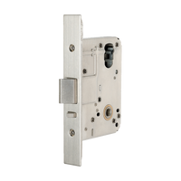 Zanda Fire Rated Commercial Mortice Lock — Satin Stainless
