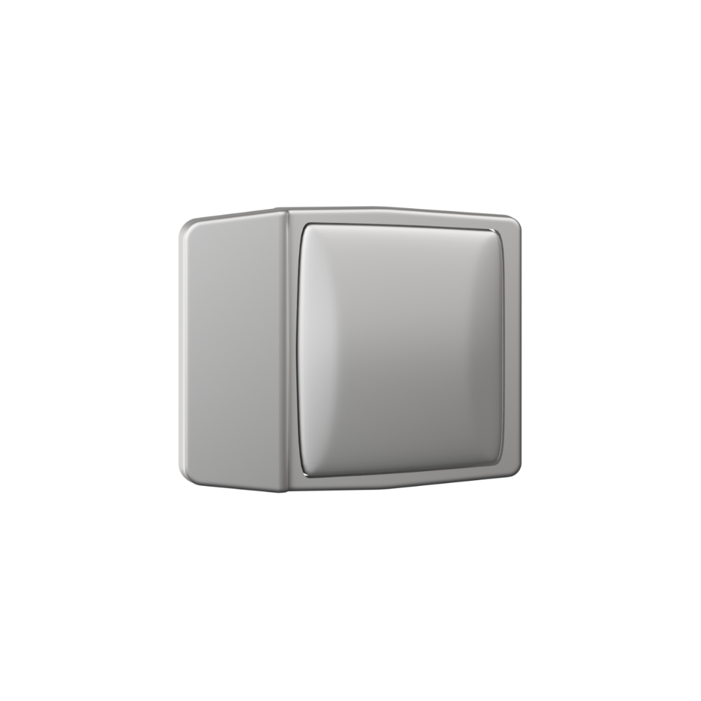 Moda Series Bumper ? Concealed - With Screw Fixings in Satin Chrome