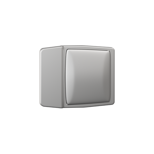 Moda Series Bumper ? Concealed - With Screw Fixings in Satin Chrome
