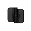 Designer Moda Series Gravity Hinge (Each) ? Concealed - With Screw Fixings in Designer Black