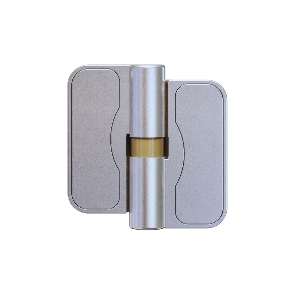 Moda Series Gravity Hinge (Each) ? Concealed - With Screw Fixings in Satin Chrome