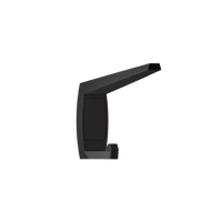 Metlam Moda hat and coat hook with modern designer design, mounted on wall for stylish organization.