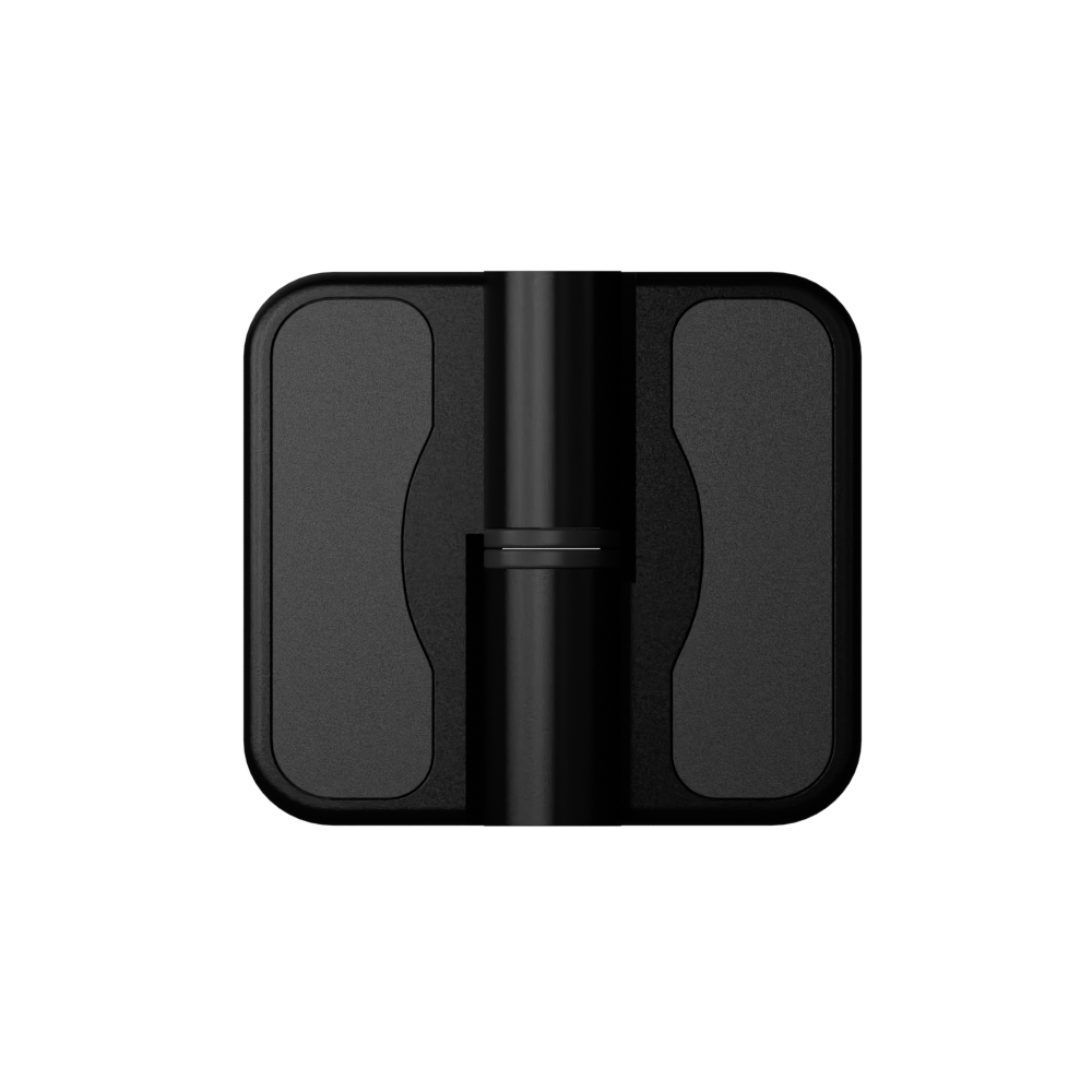 Designer Moda Series Spring Hinge (Each) ? Concealed - With Screw Fixings in Designer Black
