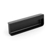 MOMO MOULE EDGE FLUSH PULL 128MM MATT BLACK in Matt Black