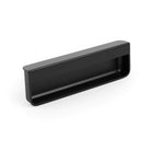 Momo MOULE Edge Flush Cabinet Pull in brushed nickel finish, sleek modern handle for cabinet doors and drawers.