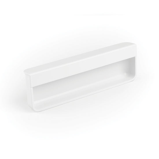 MOMO MOULE EDGE FLUSH PULL 128MM MATT WHITE in Matt White
