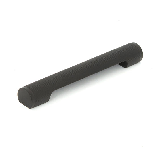 MANHATTAN 160MM SOLID BRASS LINED PULL HANDLE MATT BLACK in Matt Black