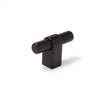 MOMO MAIDA T KNOB 52MM MATT BLACK in Matt Black