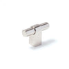 MOMO MAIDA T KNOB 52MM POLISHED NICKEL in Polished Nickel
