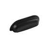 NEW HAMPTON WIDE CUP PULL 96MM MATT BLACK in Matt Black