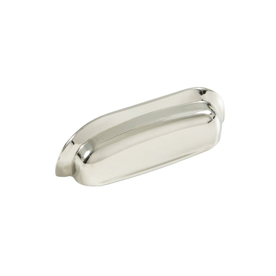 NEW HAMPTON WIDE CUP PULL 96MM POLISHED NICKEL in Polished Nickel