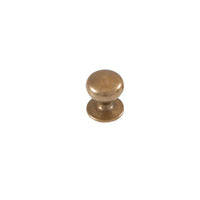 Momo New Hampton cabinet knob in bronze finish with a classic round design for furniture drawers and cabinets.