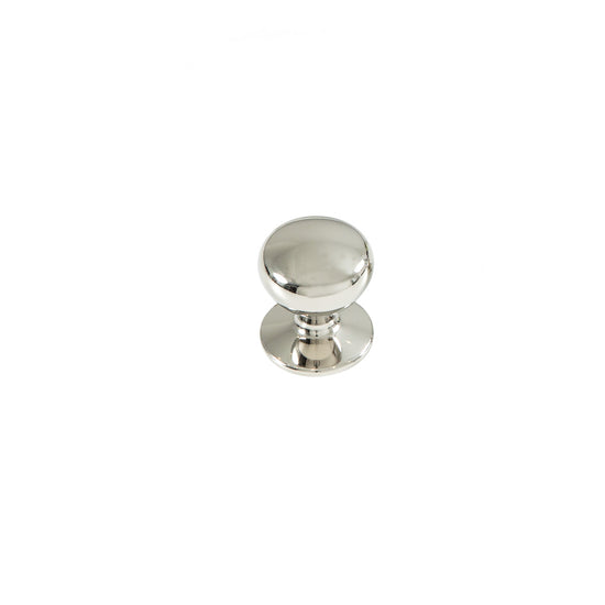 NEW HAMPTON ROUND KNOB 32MM POLISHED NICKEL in Polished Nickel