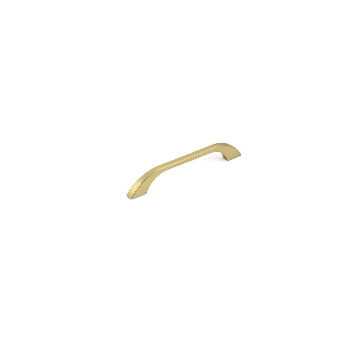 NEW PRATO BOW HANDLE 128MM HOLE CENTRES BRUSHED MATT BRASS in Brushed Matt Brass