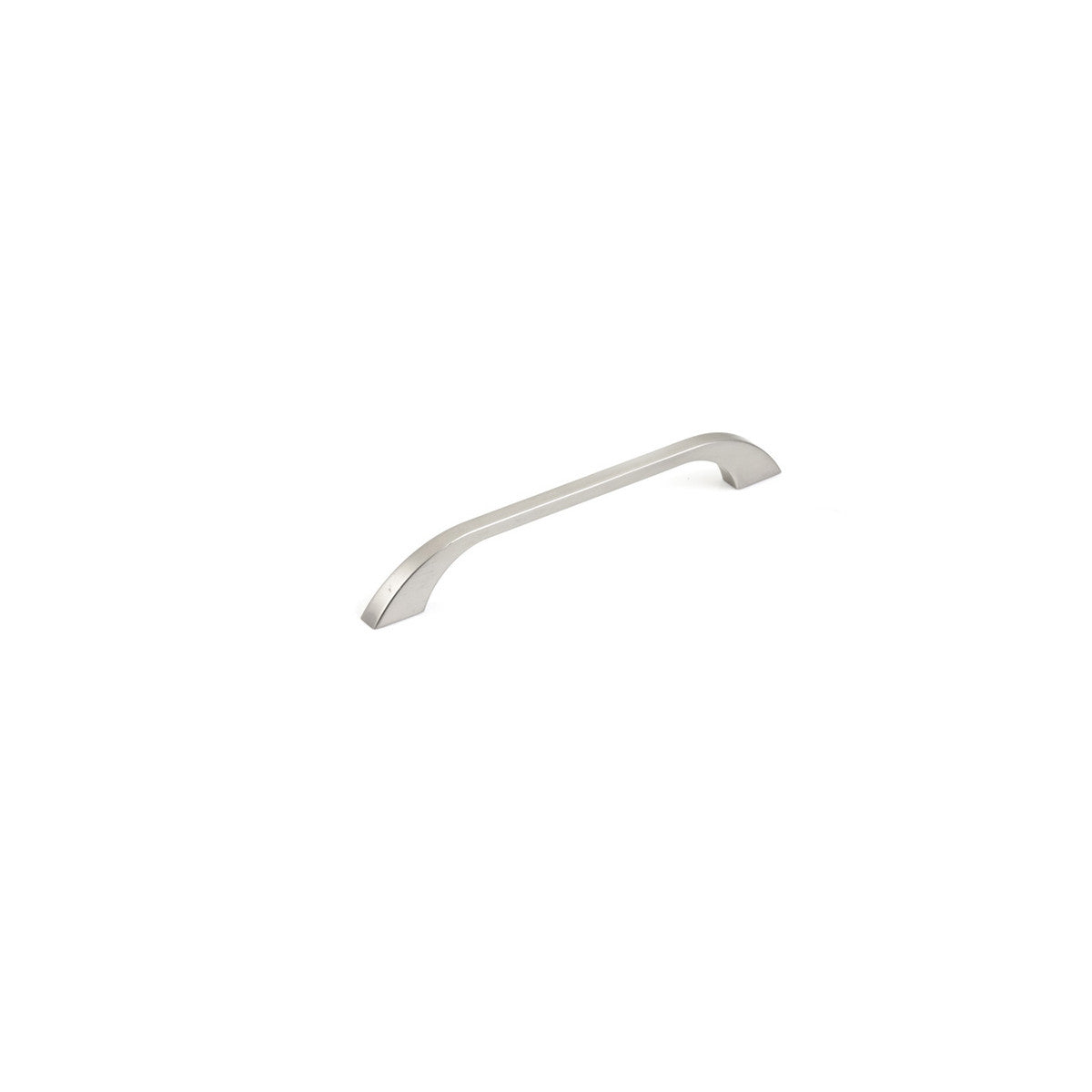 Momo NEW PRATO cabinet pull handle in dark bronze finish, sleek design with rounded edges for kitchen or furniture cabinets.