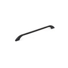 Momo NEW PRATO cabinet pull handle in matte black finish, modern metal hardware for kitchen or bathroom cabinetry.