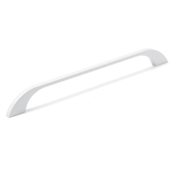 NEW PRATO BOW HANDLE 256MM HOLE CENTRES MATT WHITE in Matt White