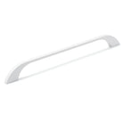 Momo NEW PRATO cabinet pull handle in white finish, featuring a sleek modern design for kitchen or furniture drawers.